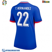 Fotballdrakt Dame Frankrike Theo Hernandez #22 Hjemmedrakt EM 2024 Kortermet